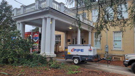 Restoring sewer lines in older homes cast iron clay upstate sc