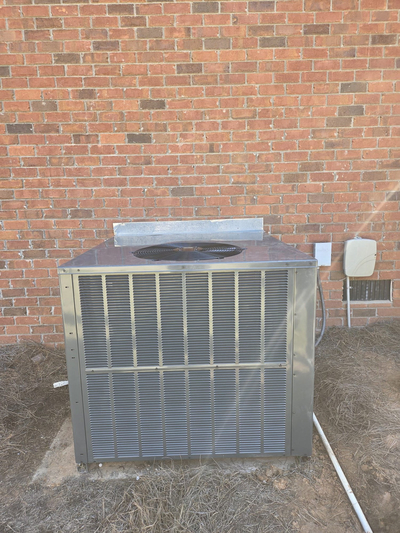 New goodman gas pack installation cover